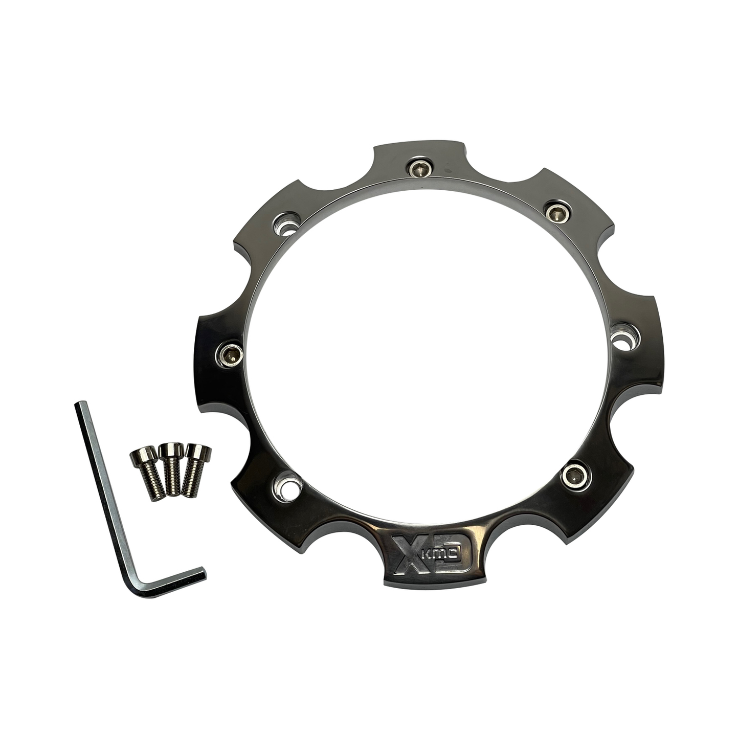 XD XD1708BASE-POL Polished Center Cap Base Piece – 8 Lug