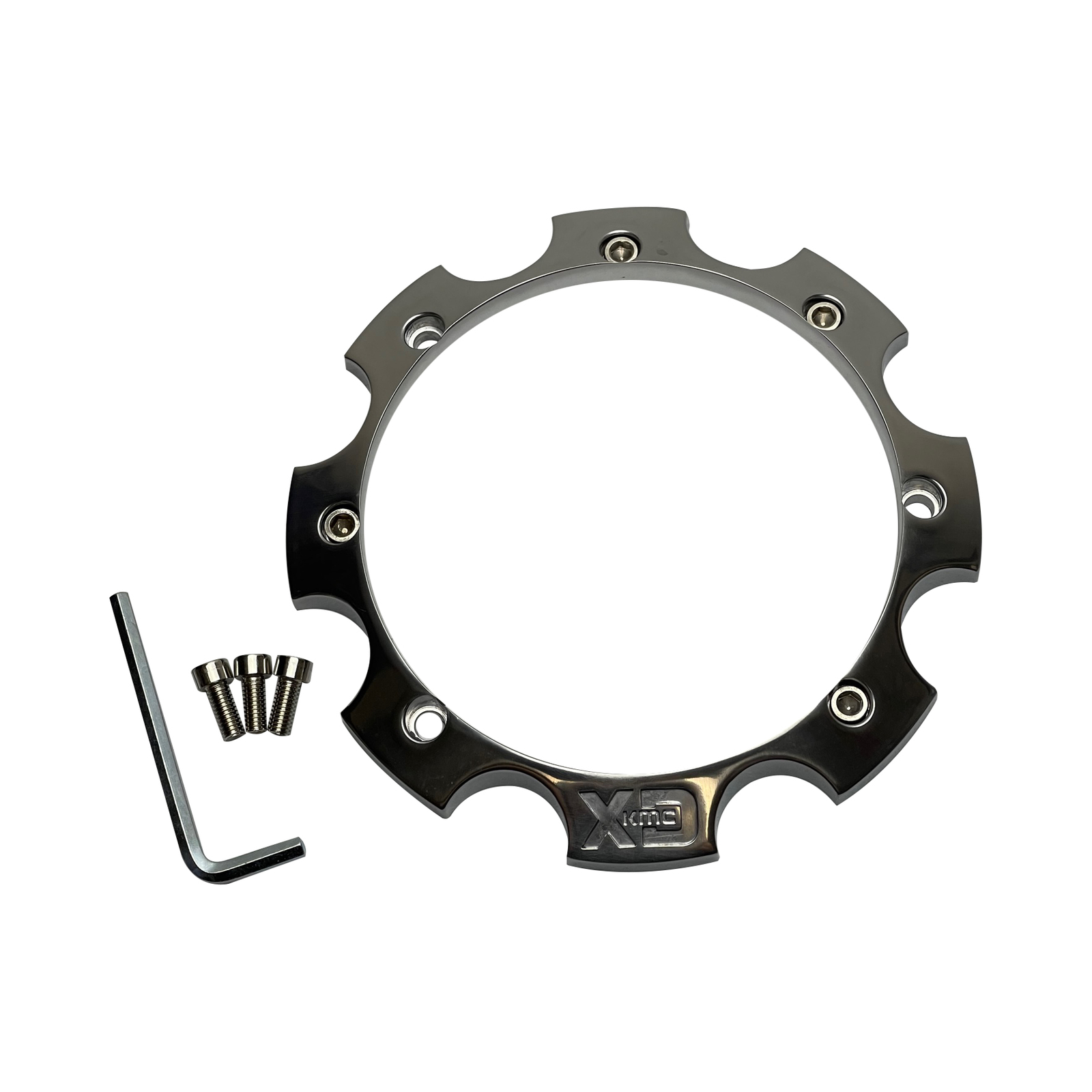 XD XD1708BASE-POL Polished Center Cap Base Piece – 8 Lug