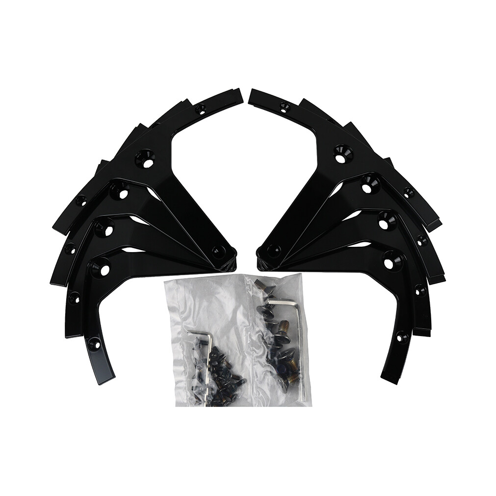 Moto Metal MO984INS210N-GB Gloss Black 8-Piece Wheel Insert Set – 20x10