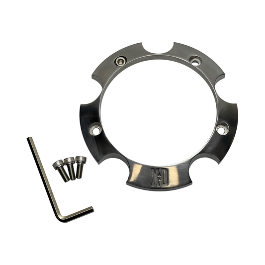 XD XD1455BASE-POL Polished Center Cap Base Piece – 5 Lug