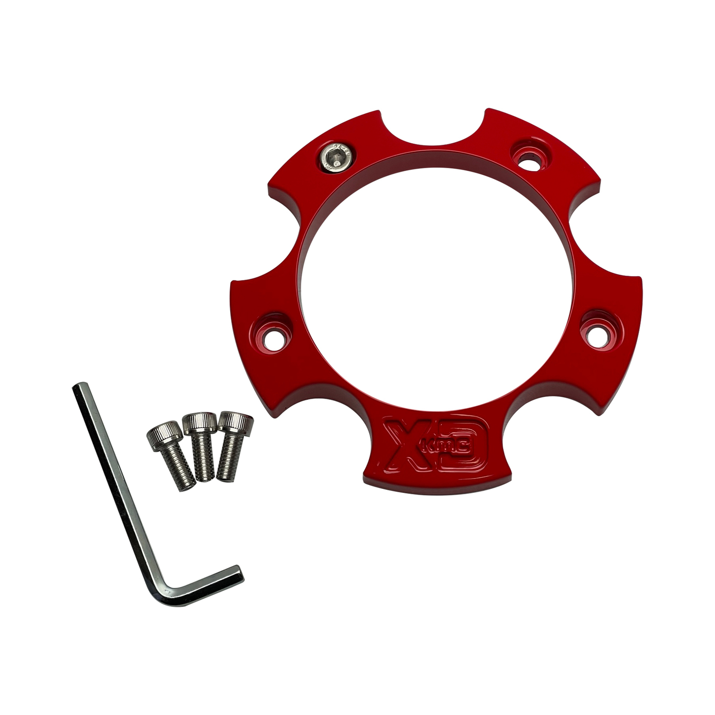 XD XD1205BASE2-RD Red Center Cap Base Piece – 5 Lug