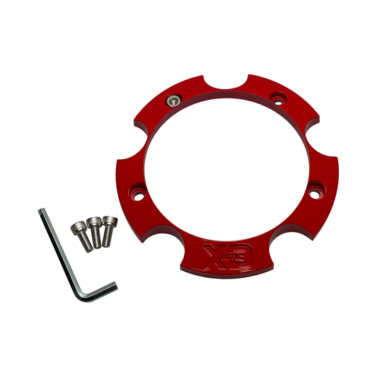 XD XD1455BASE2-RD Red Center Cap Base Piece – 5 Lug