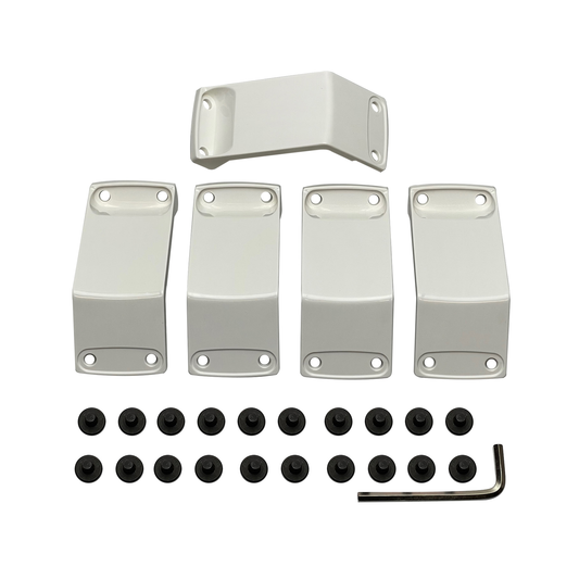 XD Powersports 811FIN57000-WT White 5-Piece Wheel Insert Set – 15x7 +00mm