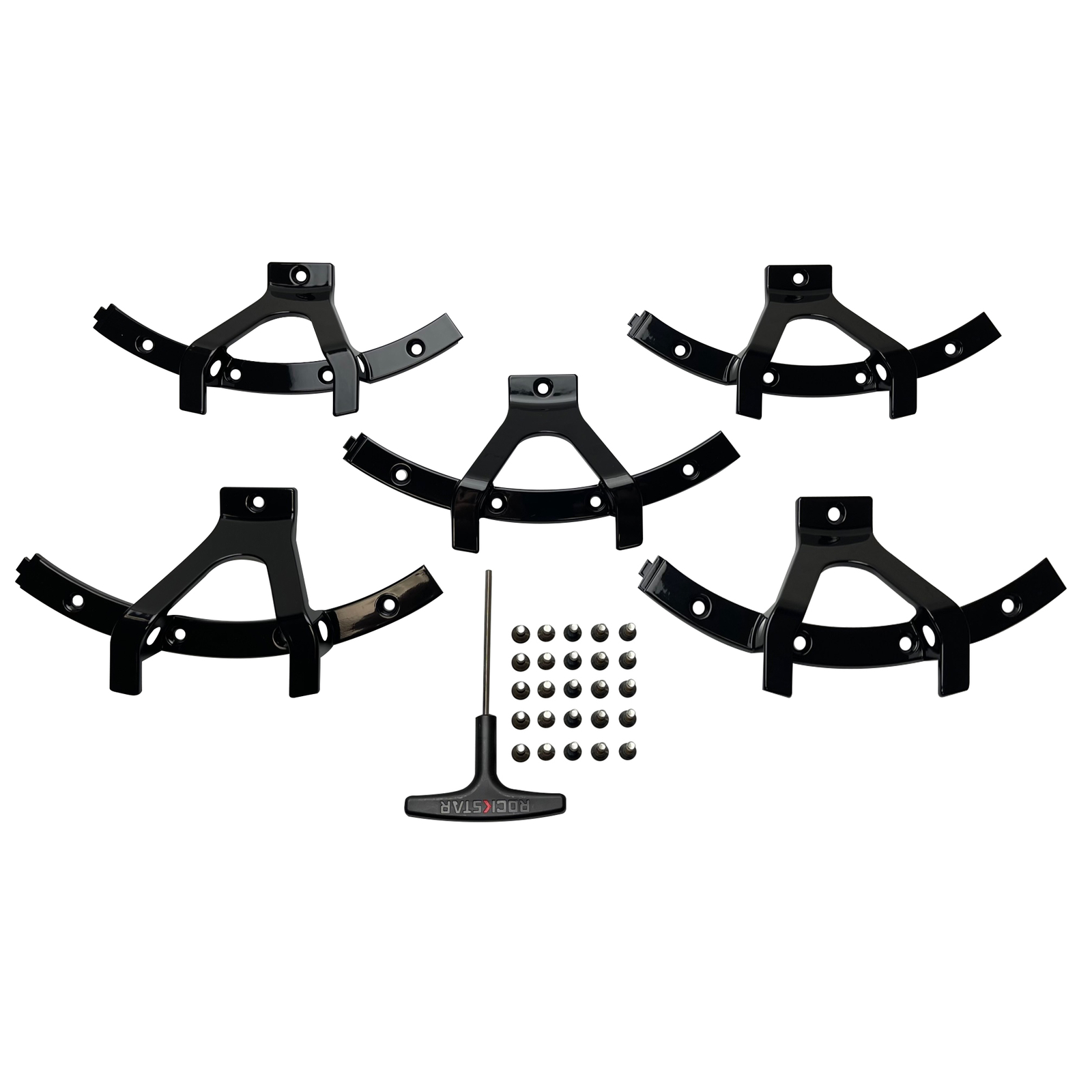 XD XD827 Gloss Black 5-Piece Wheel Spoke Insert Set 827SS890-GB – 18x9