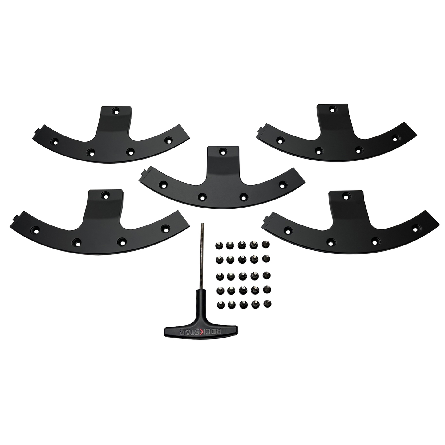 XD XD827 Matte Black 5-Piece Wheel Spoke Insert Set 827MS78035-MB – 17x8