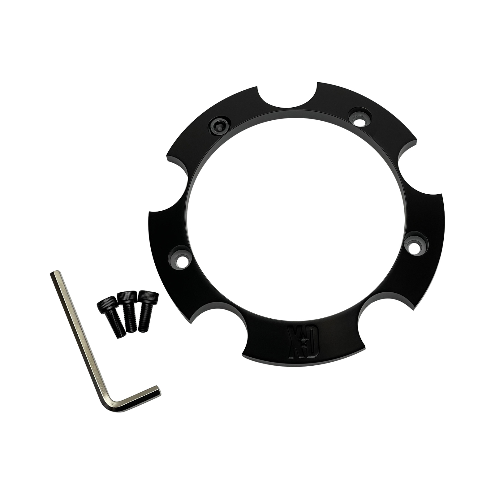 XD XD1455BASE-SB Satin Black Center Cap Base Piece – 5 Lug