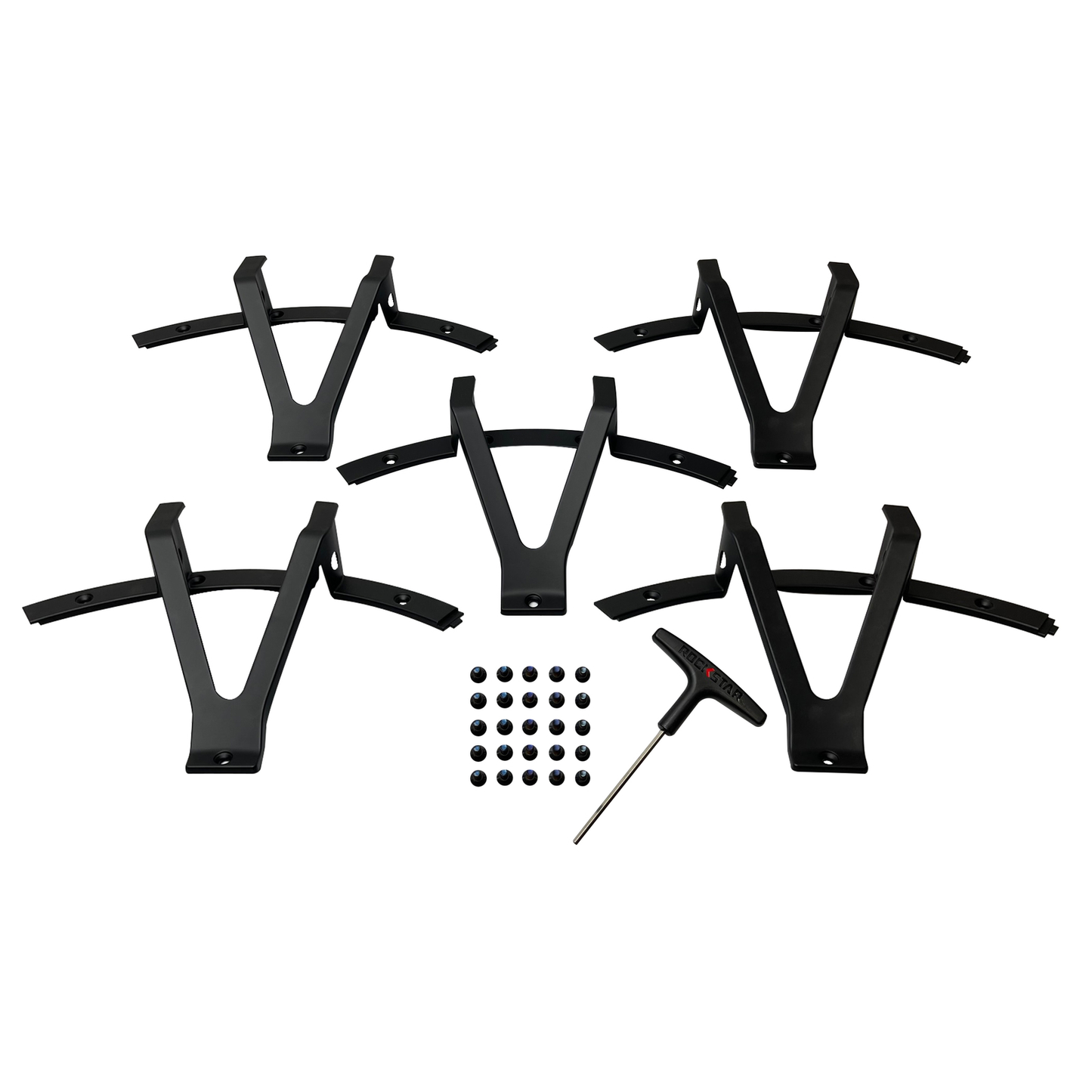 XD XD827 Matte Black 5-Piece Wheel Spoke Insert Set 827SS220-MB – 22x10