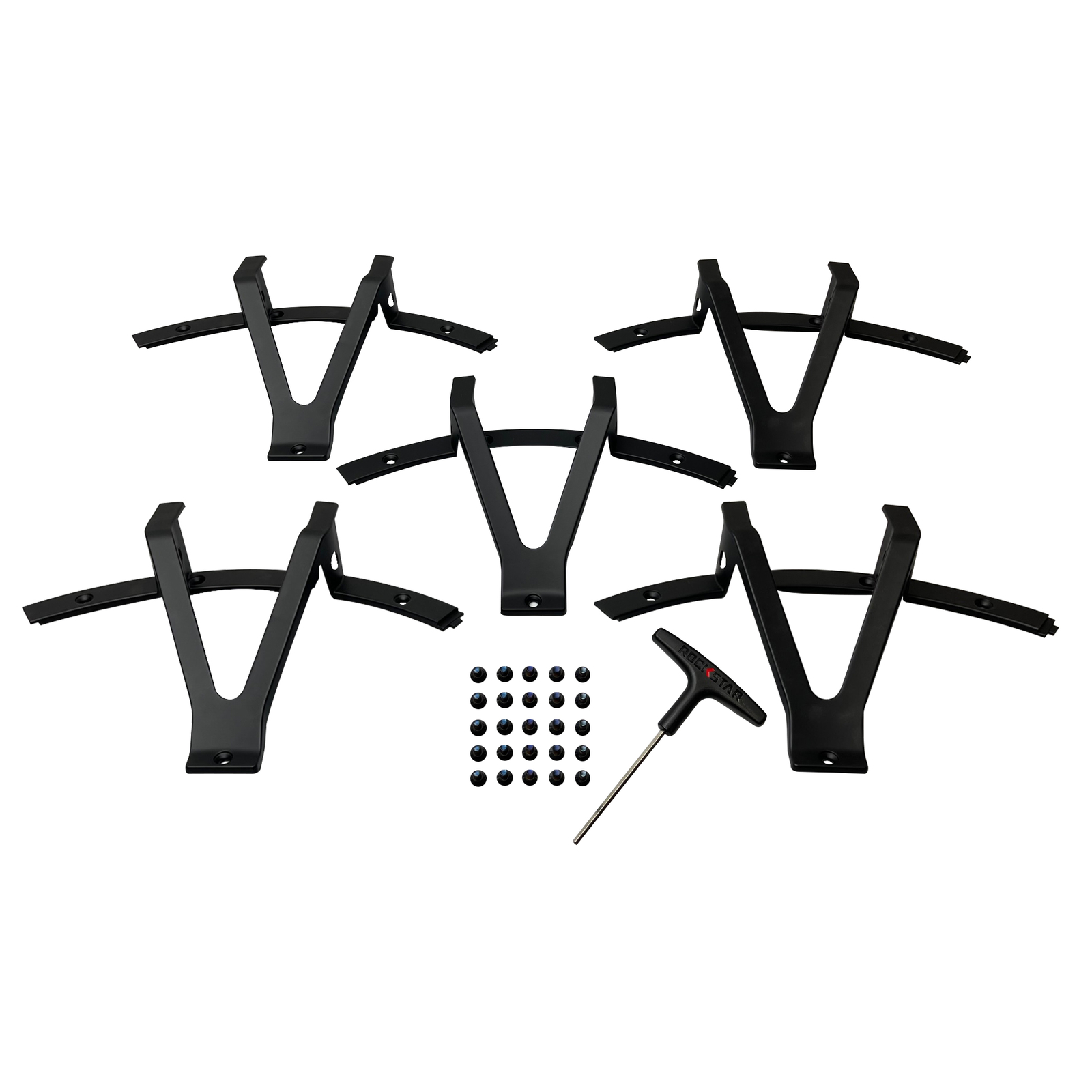 XD XD827 Matte Black 5-Piece Wheel Spoke Insert Set 827SS220-MB – 22x10