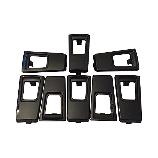 Moto Metal M-947CH-BIN Black 8-Piece Wheel Insert Set