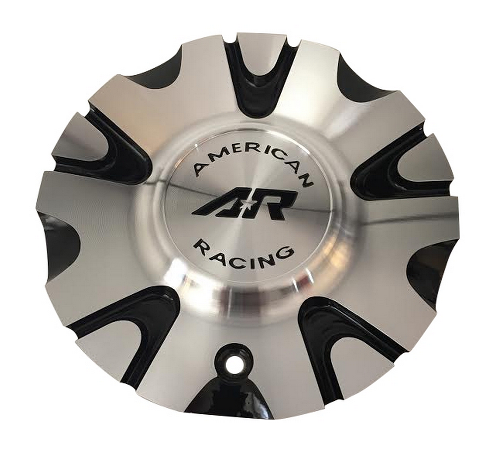 American Racing 489L177BAL Gloss Black Machined Wheel Center Cap