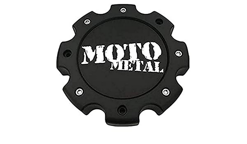 Moto Metal 490L204-YB002 Gloss Black Machined Wheel Center Cap