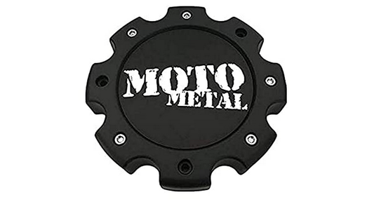 Moto Metal 490L204-YB002 Gloss Black Machined Wheel Center Cap