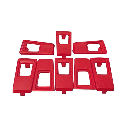 Moto Metal M-947-RIN Red 8-Piece Wheel Insert Set