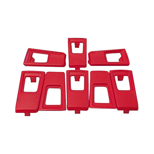 Moto Metal M-947-RIN Red 8-Piece Wheel Insert Set