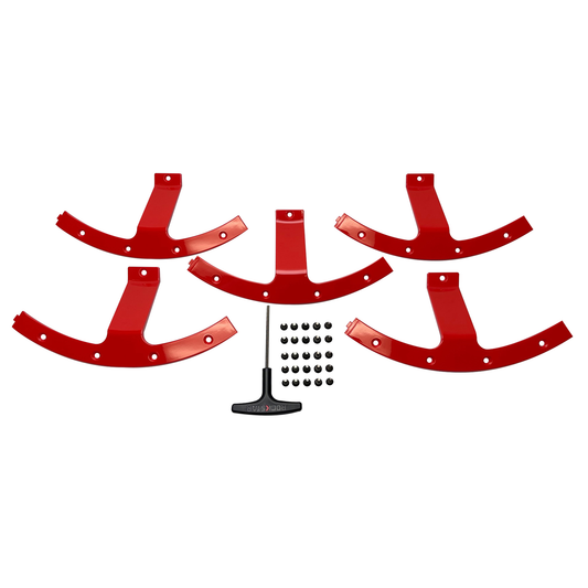 XD XD827 Red 5-Piece Wheel Spoke Insert Set 827MS222-RD – 22x12