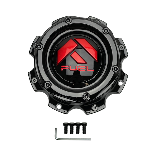 Fuel Off-Road 1004-10GBQ Gloss Black Bolt-On Wheel Center Cap – 8x180