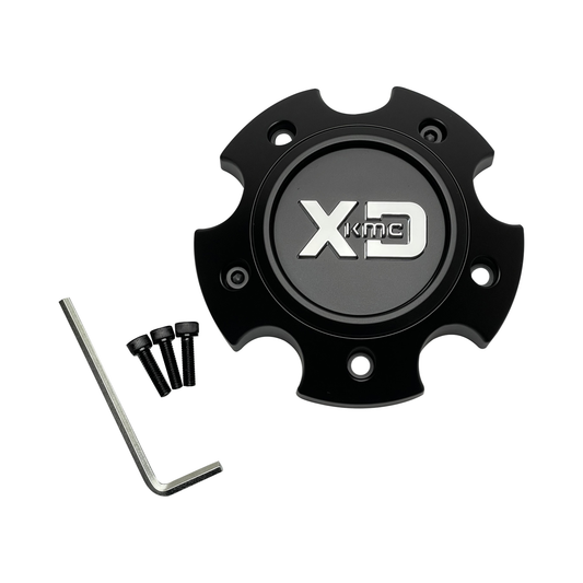 XD S057L133SB1-H34 Satin Black 2-Piece Wheel Center Cap – 5x5 H34