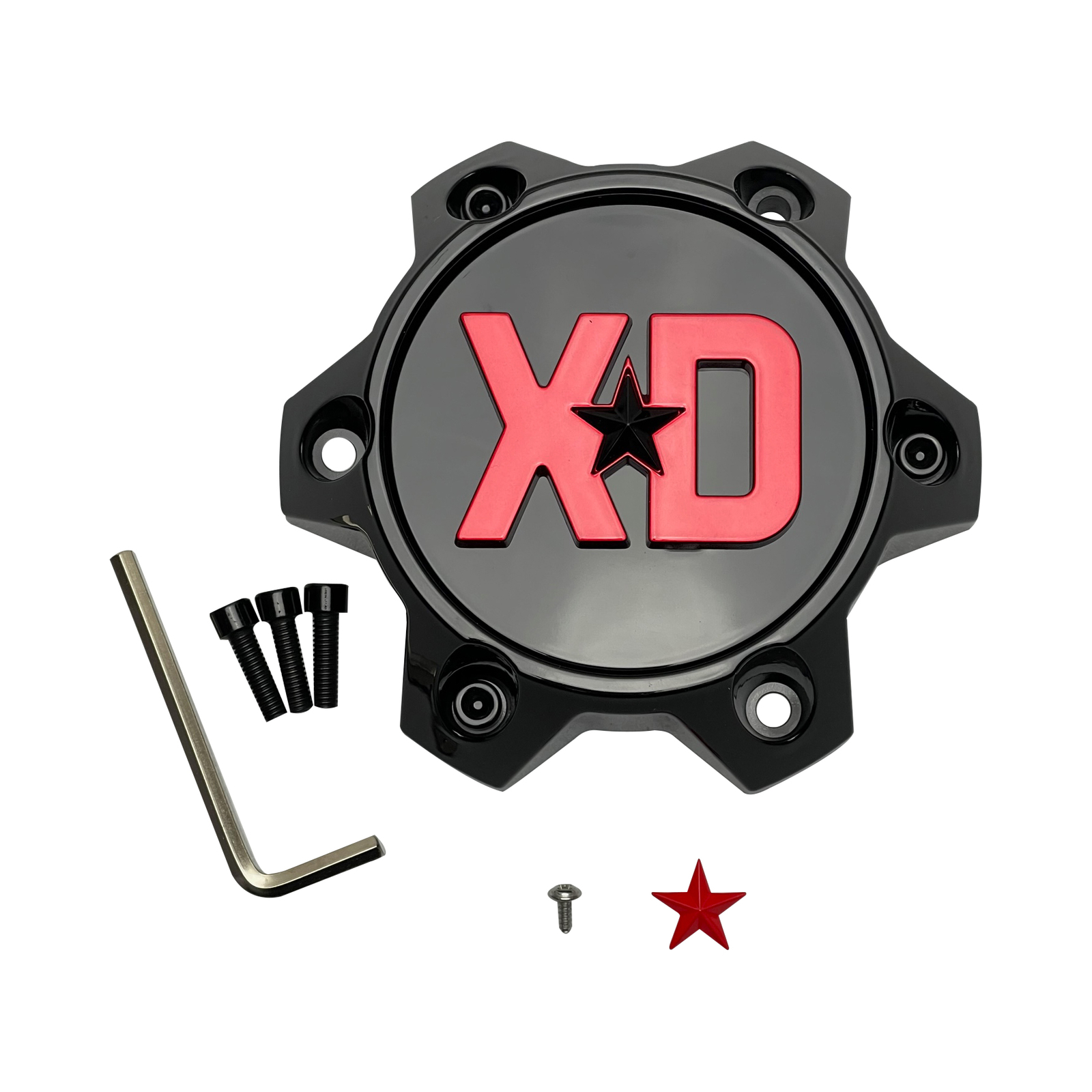 XD T167L1456S9-H42 Gloss Black Wheel Center Cap – 6x5.5