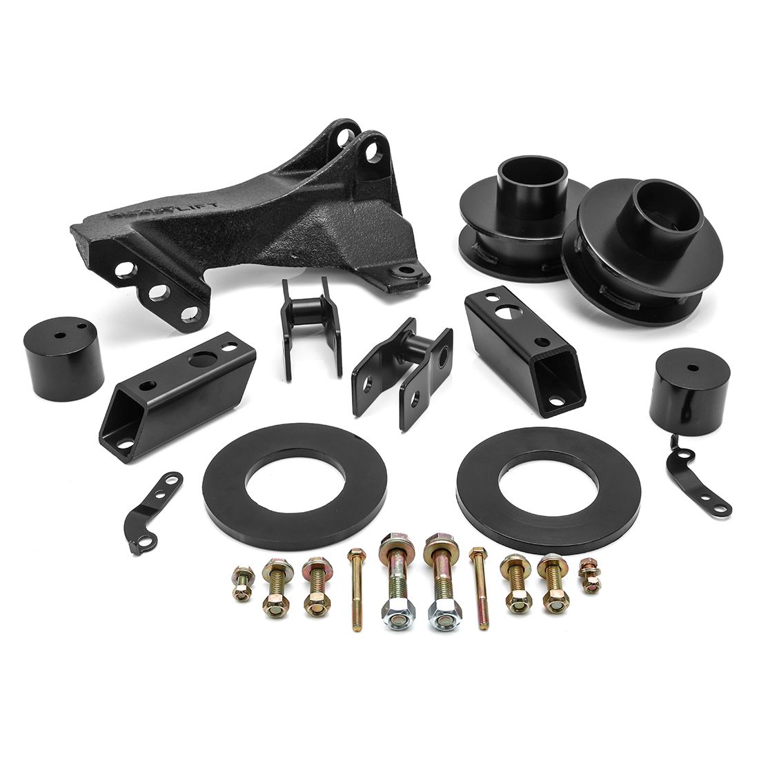 ReadyLIFT 66-2726 leveling kit with track bar relocation bracket and complete hardware