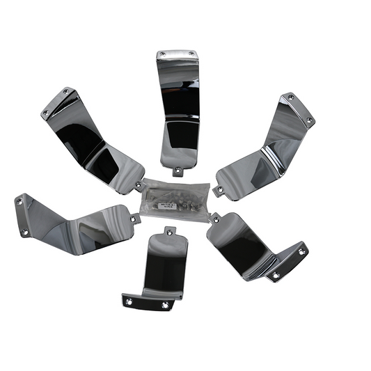 Asanti Black AB811INS21244N-CH Chrome Wheel Insert Set 20x12