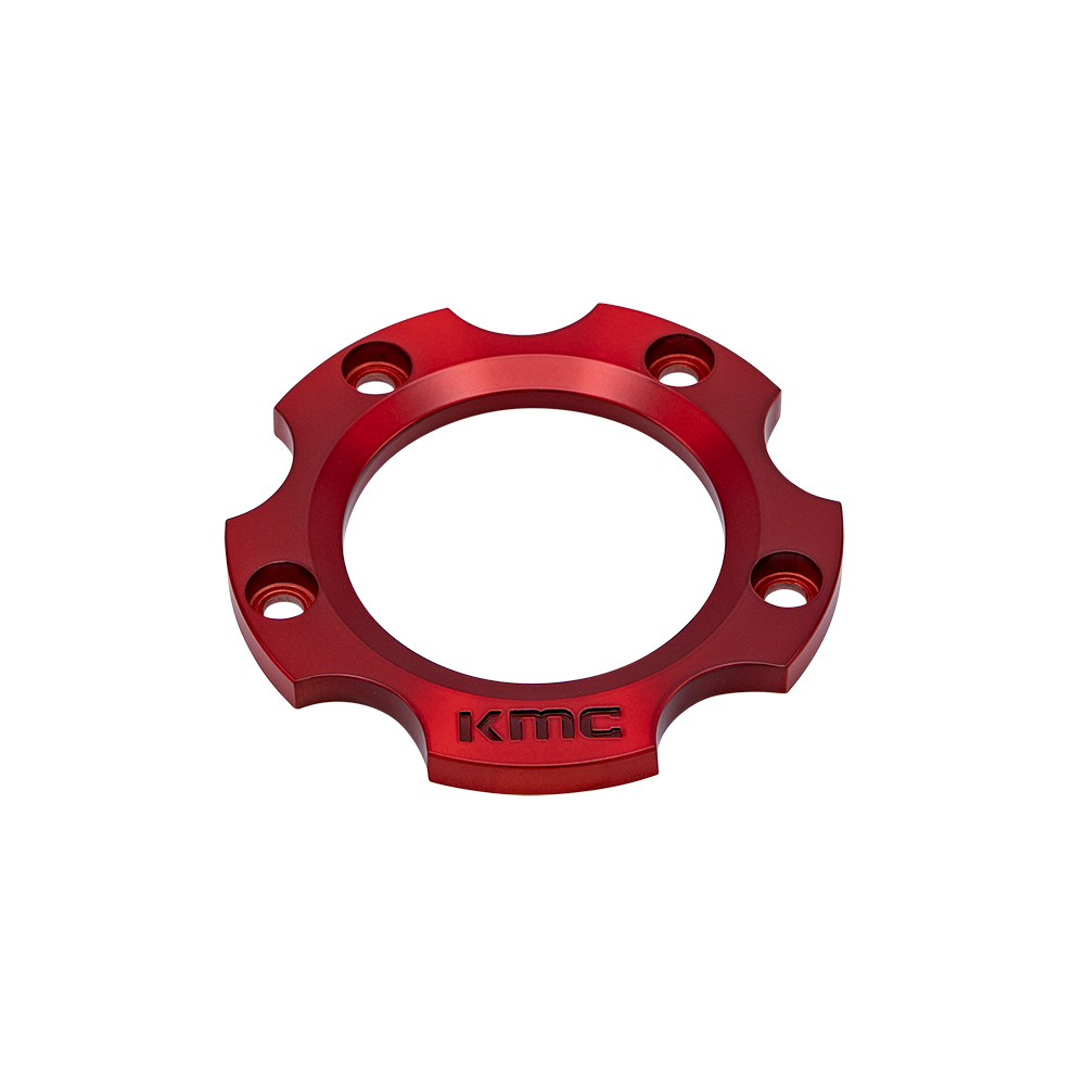 KMC Powersports CAPRING212-RED Red Wheel Center Cap 5x4.5