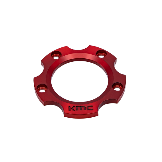 KMC Powersports CAPRING212-RED Red Wheel Center Cap 5x4.5