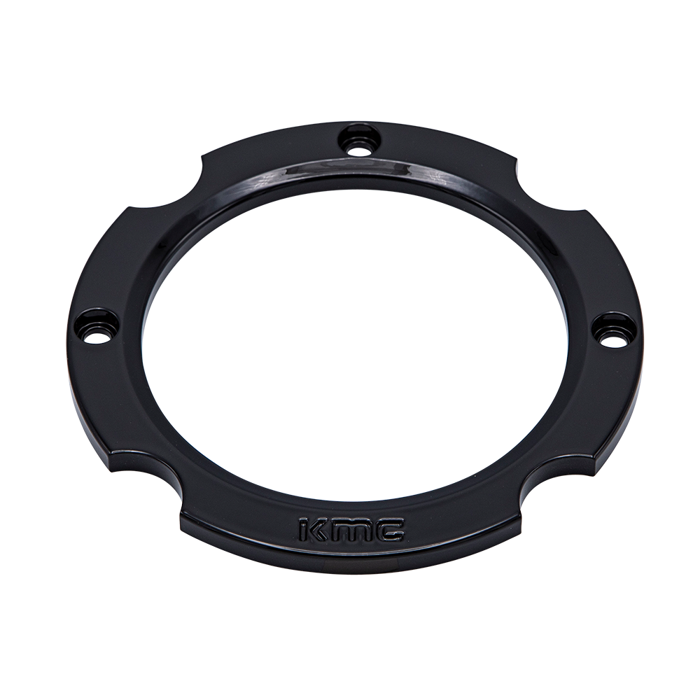 KMC Powersports CAPRING244-BLACK Satin Black Wheel Center Cap 4x156