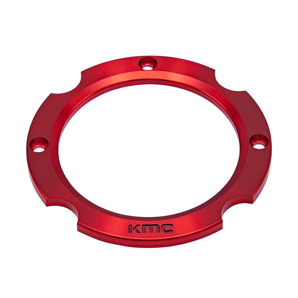 KMC Powersports CAPRING244-RED Red Wheel Center Cap 4x156