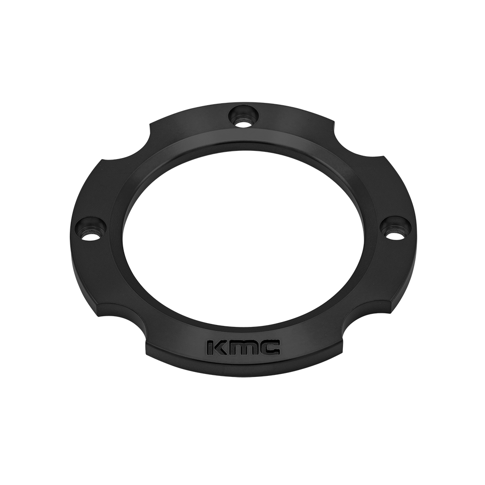 KMC Powersports CAPRING248-BLACK Satin Black Wheel Center Cap 4x137
