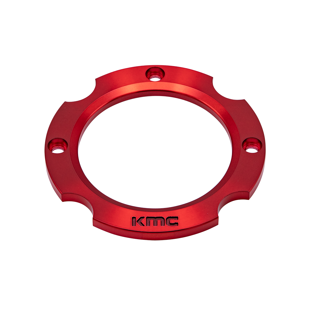 KMC Powersports CAPRING248-RED Red Wheel Center Cap 4x137