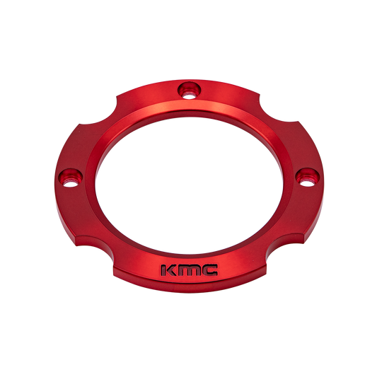 KMC Powersports CAPRING248-RED Red Wheel Center Cap 4x137