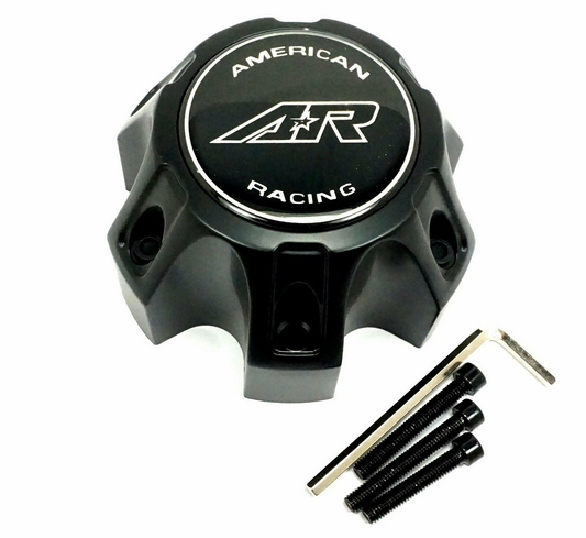 American Racing CARA1216SB Satin Black Wheel Center Cap 6x4.5