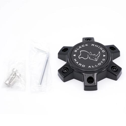 Black Rhino Hard Alloys CCBR611420GBFLAT Gloss Black Wheel Center Cap