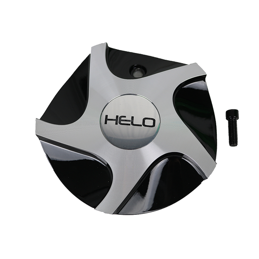 Helo HE902CAPA-GBM Gloss Black Machined Wheel Center Cap