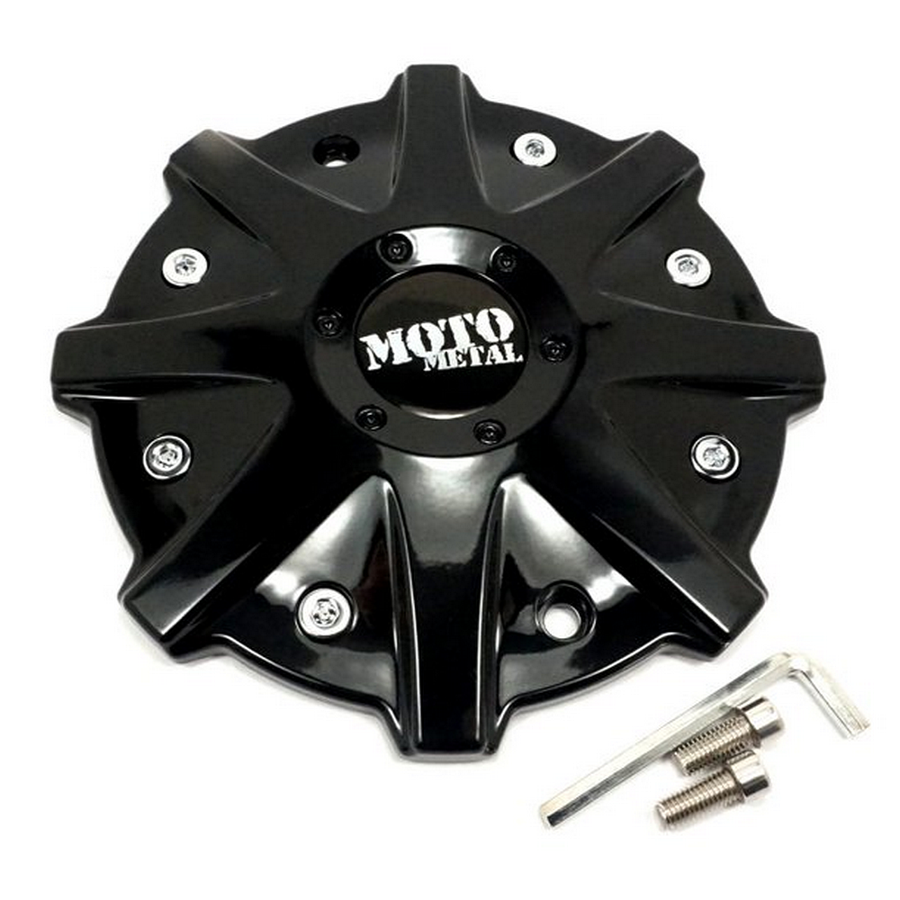 Moto Metal MO825L214GB Gloss Black Wheel Center Cap 17x8 20x9