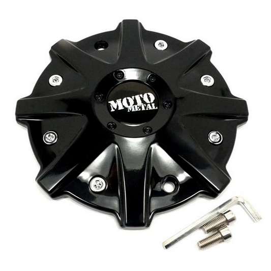 Moto Metal MO825L214GB Gloss Black Wheel Center Cap 17x8 20x9