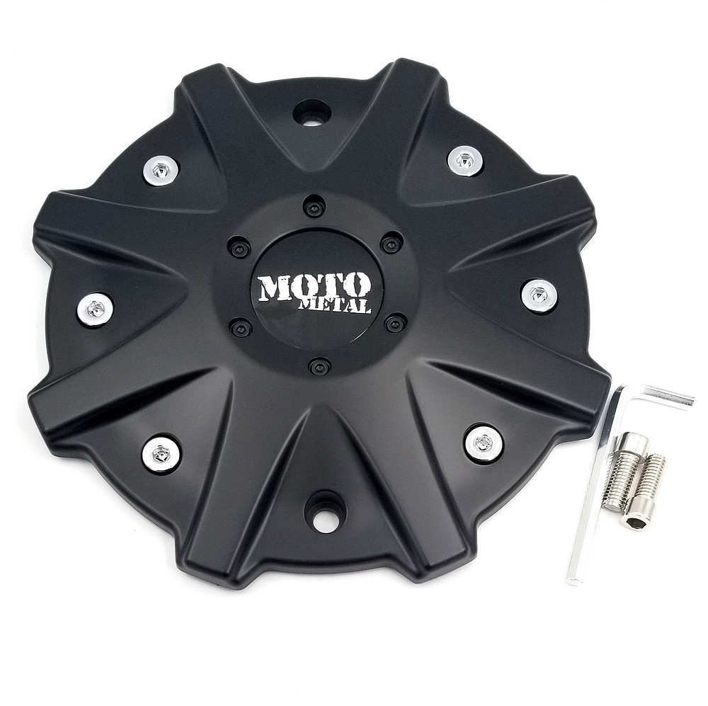 Moto Metal MO825L214SB Gloss Black Wheel Center Cap 17x8 20x9