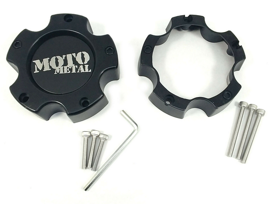 Moto Metal MO909B5127S3 Satin Black Wheel Center Cap 5 Lug