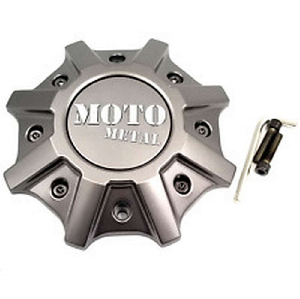 Moto Metal MO984CAPAP-MG Gray Wheel Center Cap All PCD