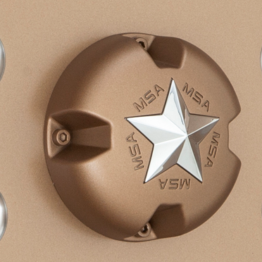 MSA Offroad Wheels MSA-CAP-BRONZE Chrome Wheel Center Cap