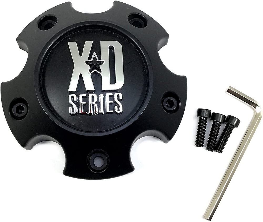XD S057L120ASGB-H34 Black Wheel Center Cap 6x4.5