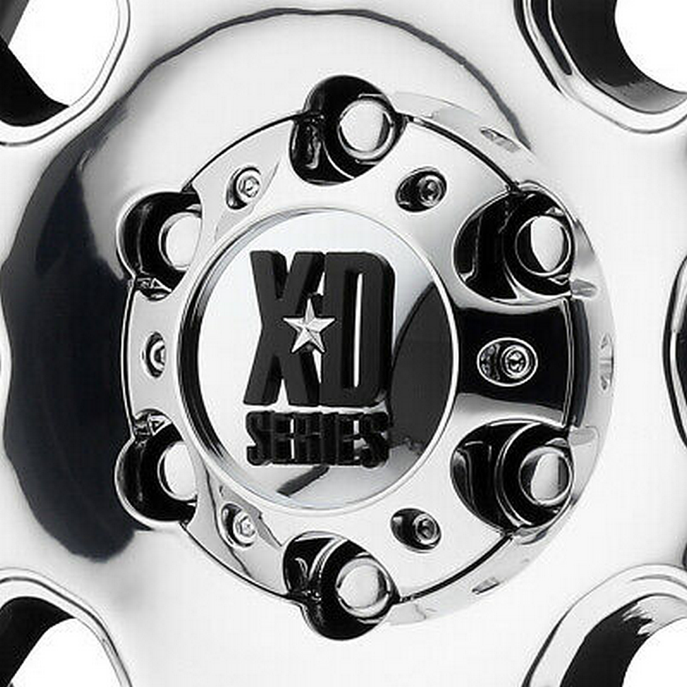 XD S057L120CH-H34 Chrome Wheel Center Cap 5x4.5/120/5/130