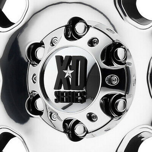 XD S057L120CH-H34 Chrome Wheel Center Cap 5x4.5/120/5/130