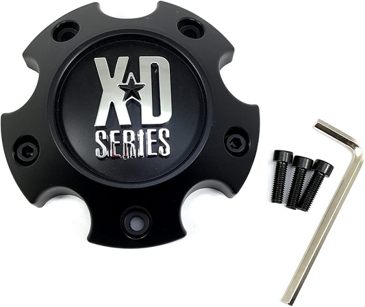 XD S057L120SGB-H34 Gloss Black Wheel Center Cap 5 Lug