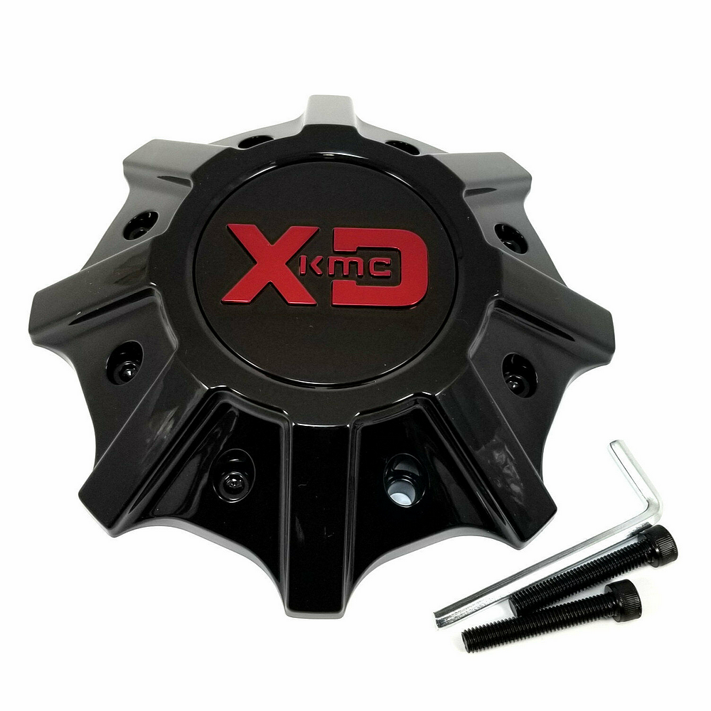 XD T148L215-H48-S5 Gloss Black Wheel Center Cap 20x9