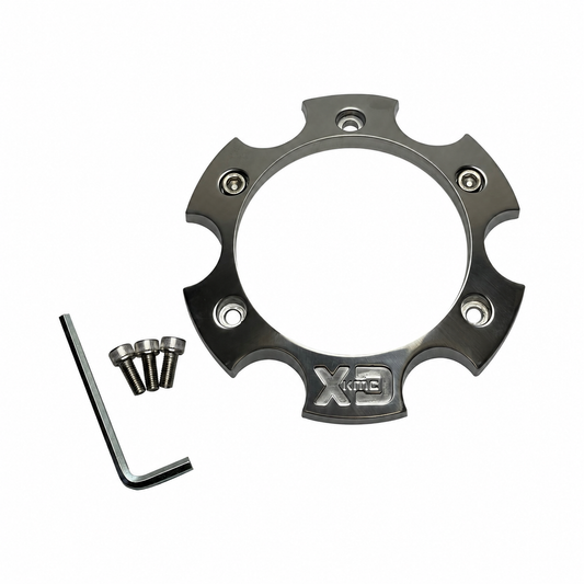 XD XD1406BASE2-POL polished wheel center cap base piece with hardware