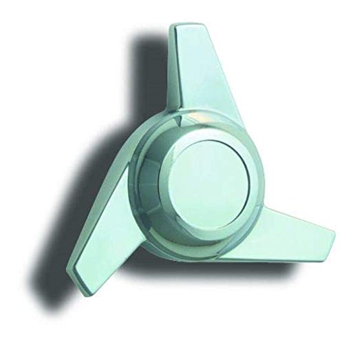 Gorilla Automotive 635L Spinner 3 Bar Swept Left Chr Bulk replacement wheel center cap part 635L