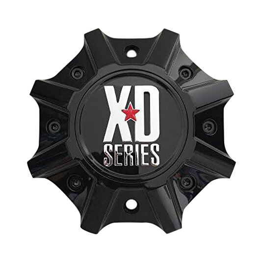 XD XD825 Gloss Black Wheel Center Cap M-1015GB-A – 8x170 — part M-1015GB-A, product photo 1