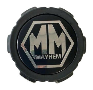 Mayhem Wheels C6121202CAP C10802002B Matte Black Wheel Center Cap - Wheel Center Caps