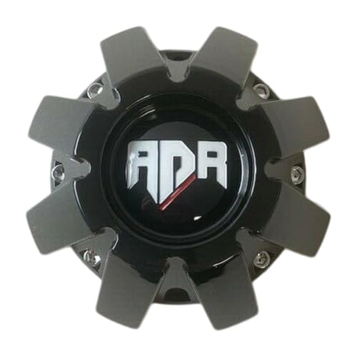 RDR Red Dirt CBRD1-2P Road Gloss Black Wheel Center Cap - Wheel Center Caps